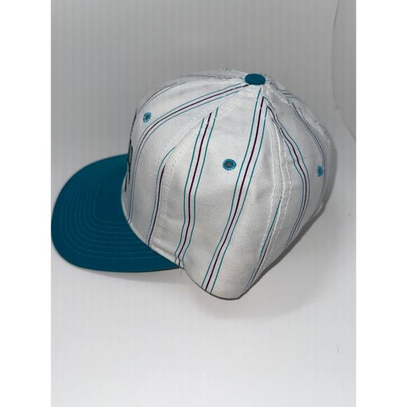 Vintage 1994 Charlotte NCAA Final Four White Teal Snapback Starter - Picture 2 of 6